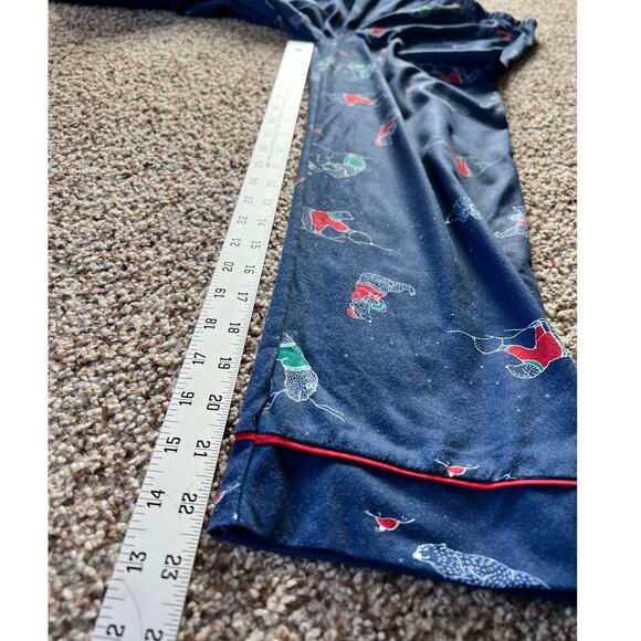 Christmas Pajamas, Boy/Girl, Size 7/8, Blue, Polar Bear/Snowman, Two Piece - Picture 11 of 12